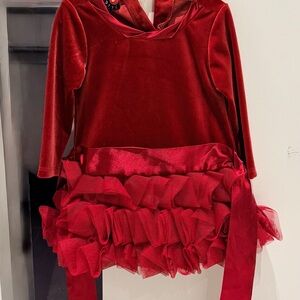 Biscotti Red Velvet Dress